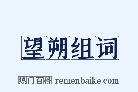 望朔组词是什么意思的图片